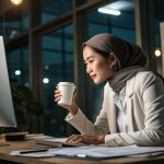 kopi nikmat untuk belerja lembur malam begadang