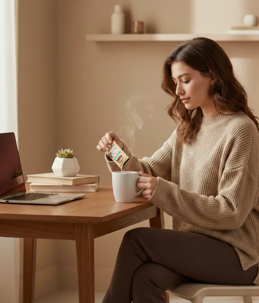 Kopi Sachet untuk Asam Lambung yaitu white coffee nikmat-2