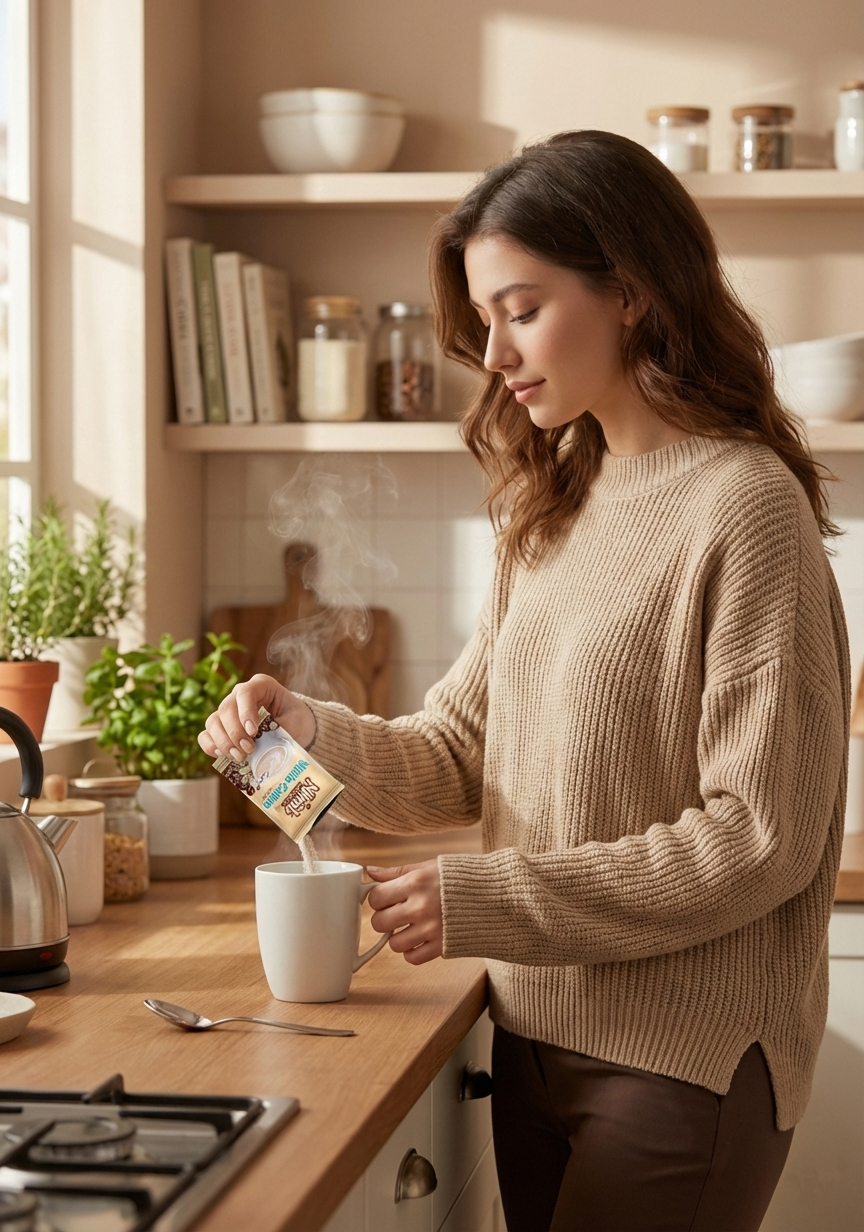 Kopi Sachet untuk Asam Lambung yaitu white coffee nikmat